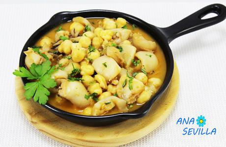 Garbanzos con sepia Thermomix Garbanzos con sepia Thermomix