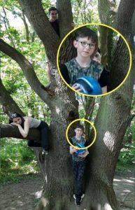 Una madre fotografía un siniestro niño fantasma detrás de su hijo de nueve años en un bosque de Inglaterra nino-fantasma-bosque-inglaterra