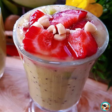 Batido de kiwis con frutas Batido de kiwis con frutas