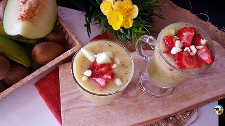 Batido de kiwis con frutas Batido de kiwis con frutas