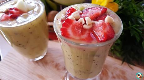 Batido de kiwis con frutas Batido de kiwis con frutas