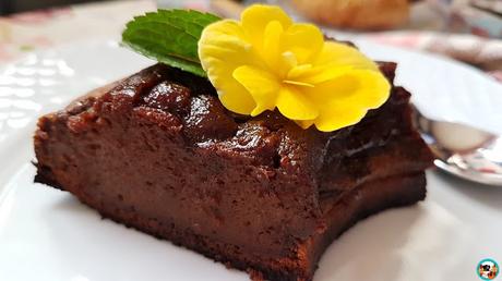 Flan de chocolate