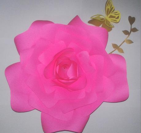 🌻🌸🌹🌺🌼 DIY - ROSAS DE PAPEL EN TONOS ROSA   🌻🌸🌹🌺🌼