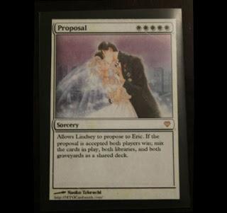 Curiosidades de la carta de MtG Proposal