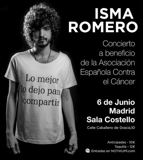Concierto benéfico de Isma Romero a favor de la Asociación Española Contra el Cáncer Concierto benéfico de Isma Romero a favor de la Asociación Española Contra el Cáncer