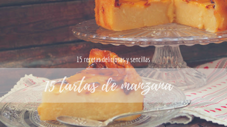 15 recetas de tartas de manzana fáciles