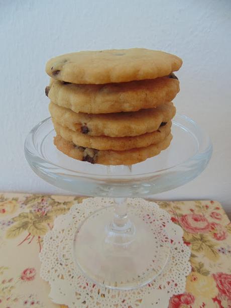 Cookies de mantequilla con chispas de chocolate Cookies de mantequilla con chispas de chocolate