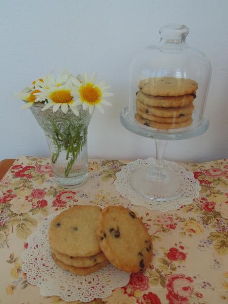 Cookies de mantequilla con chispas de chocolate Cookies de mantequilla con chispas de chocolate