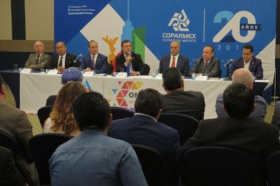 Lanza COPARMEX 7 COMPROMISOS con la Ciudad de México Lanza COPARMEX 7 COMPROMISOS con la Ciudad de México