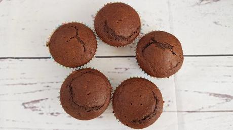 Magdalenas veganas de chocolate y naranja Magdalenas veganas de chocolate y naranja
