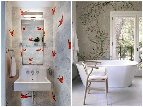 RENUEVA TU BAÑO CON PAPEL PINTADO