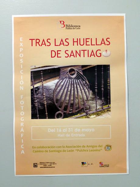 Tras las huellas de Santiago, exposición en la Biblioteca Pública de León.