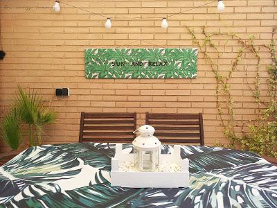 DIY Cartel veraniego decoupage DIY Cartel veraniego decoupage