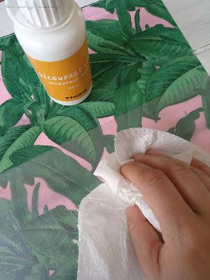 DIY Cartel veraniego decoupage DIY Cartel veraniego decoupage