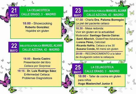 I JORNADA SOBRE CELIAQUÍA ORGANIZADA POR LA CELIACOTECA, MAYO 2018