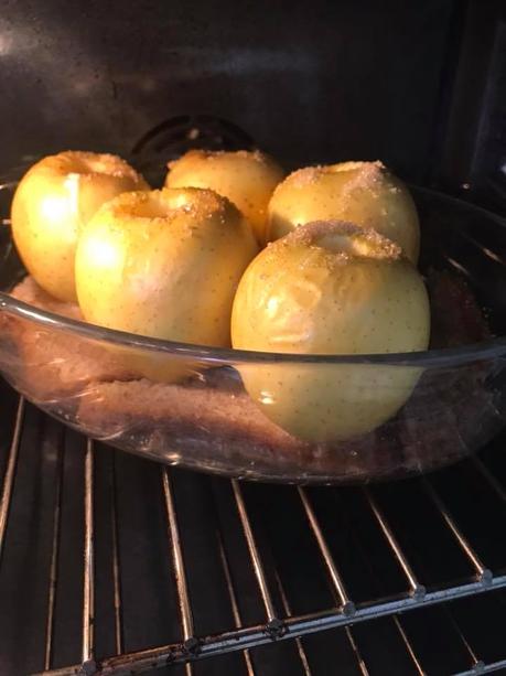 Manzanas al horno, receta francesa