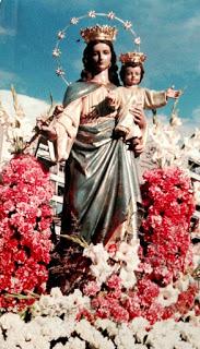 Coronación de María Auxiliadora en 1985