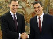 Pedro Sanchez juramentado Presidente Felipe España.