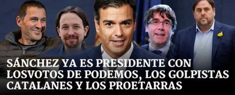 El pueblo español contra Sánchez y Rajoy