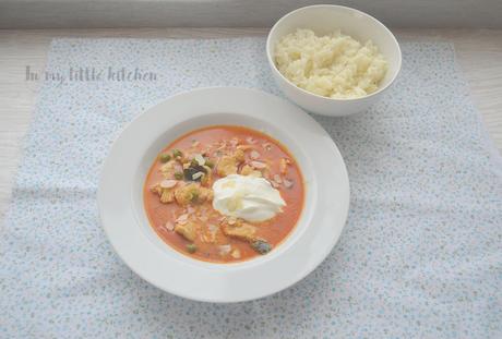 Curry rojo de pollo con Degustabox Curry rojo de pollo con Degustabox