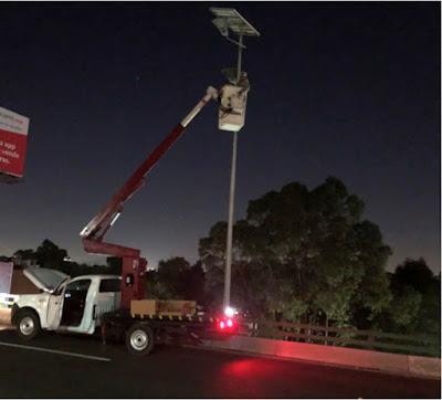 SUPERVISA SECRETARÍA DE COMUNICACIONES SUSTITUCIÓN DE LUMINARIAS EN VIADUCTO ELEVADO BICENTENARIO