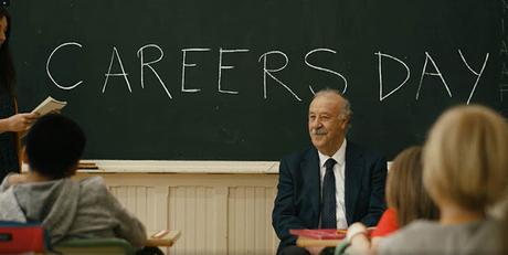 Vicente del Bosque protagoniza el Día de las Profesiones en un colegio de primaria