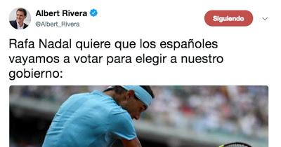 Nadal también ve sólo españoles