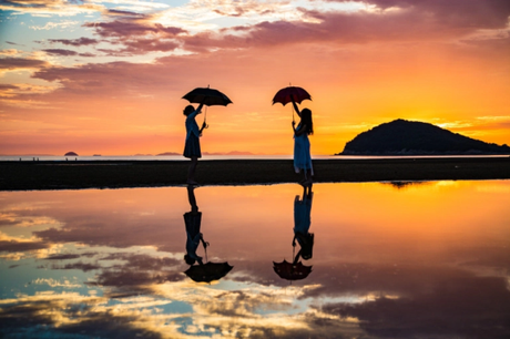 La playa de Chichibugahama una increible playa que parece sacada de un Anime