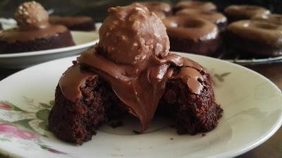 Donas de chocolate y Ferrero