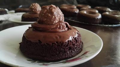Donas de chocolate y Ferrero