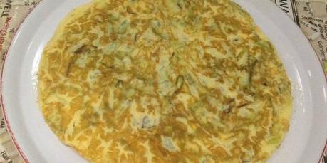 Tortilla de ajos tiernos