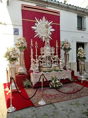Participación en la procesión del Corpus Christi Participación en la procesión del Corpus Christi