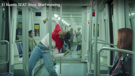 La danza protagoniza el anuncio del Seat Ibiza.