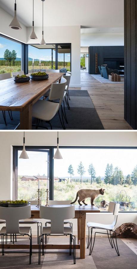 piedra pulida madera grandes ventanales estilo nórdico estilo decorativo minimalista estilo americano desert style decoración desierto casas de diseño   