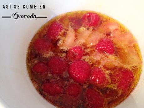 Gazpacho de frambuesa Gazpacho de frambuesa