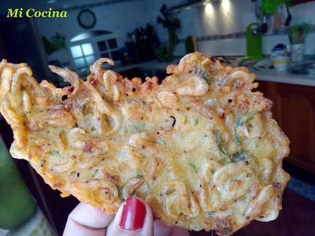 TORTILLITA DE CAMARONES (Receta Gaditana)