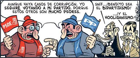 ¿Los buenos siempre se tienen que morir? Resultado de imagen para bipartidismo caricatura