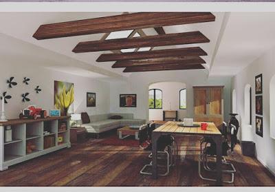 Vigas vistas y Feng Shui