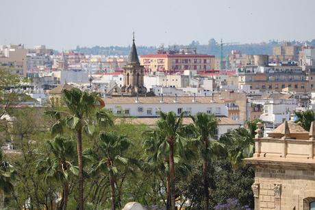 Vistas de Sevilla desde el Hospital Virgen Macarena.