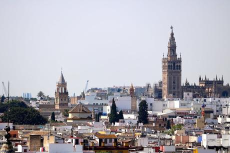 Vistas de Sevilla desde el Hospital Virgen Macarena.