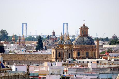 Vistas de Sevilla desde el Hospital Virgen Macarena.