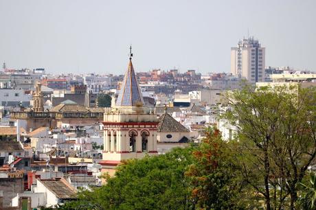 Vistas de Sevilla desde el Hospital Virgen Macarena.