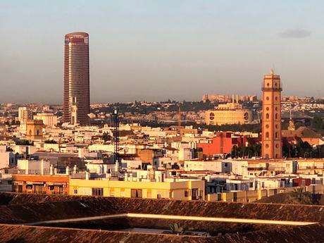 Vistas de Sevilla desde el Hospital Virgen Macarena.