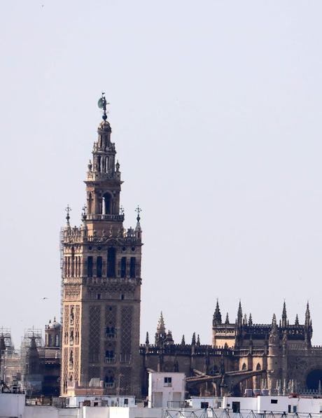 Vistas de Sevilla desde el Hospital Virgen Macarena.