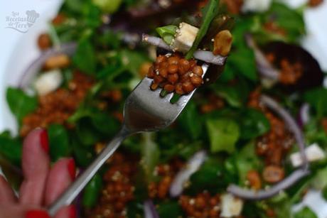 Ensalada de brotes y lentejas receta casera 02