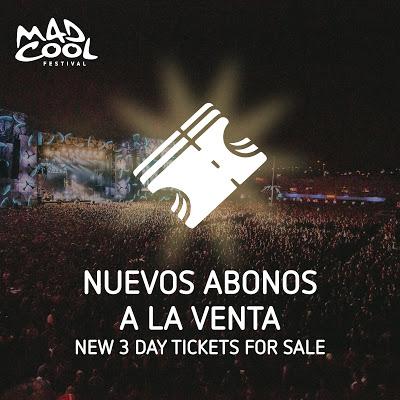 Nuevos abonos a la venta para el Mad Cool Festival 2018