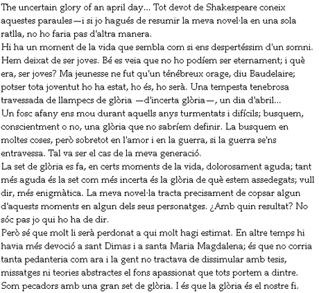 Incerta glòria, de Joan Sales