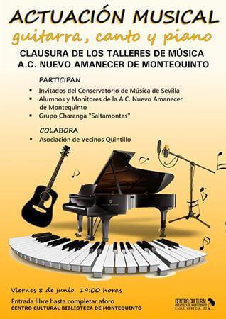 Muestra musical: ‘Taller de guitarra, canto y piano’ (clausura)