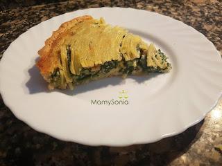 TARTA DE ESPAGUETIS Y ESPINACAS TARTA DE ESPAGUETIS Y ESPINACAS