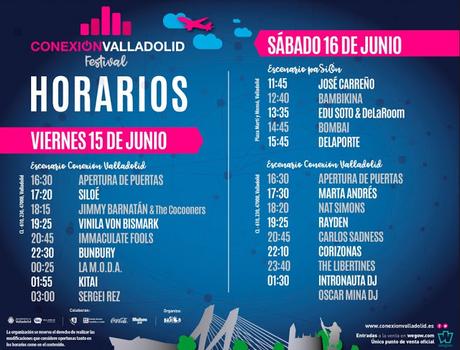 Horarios de Conexión Valladolid 2018